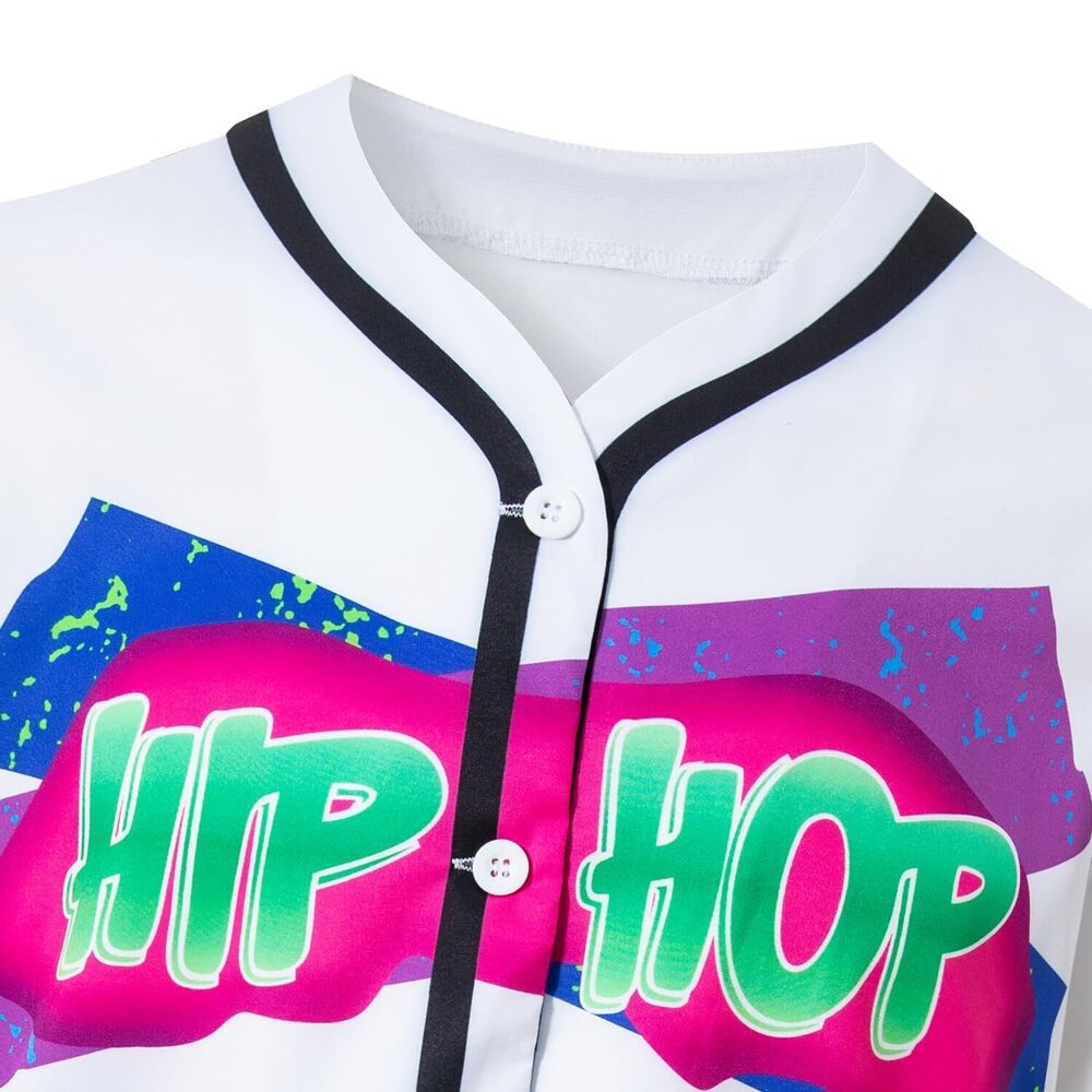 7214 80s 90s Outfit For Halloween Adult Hip Hop Costumes View 3